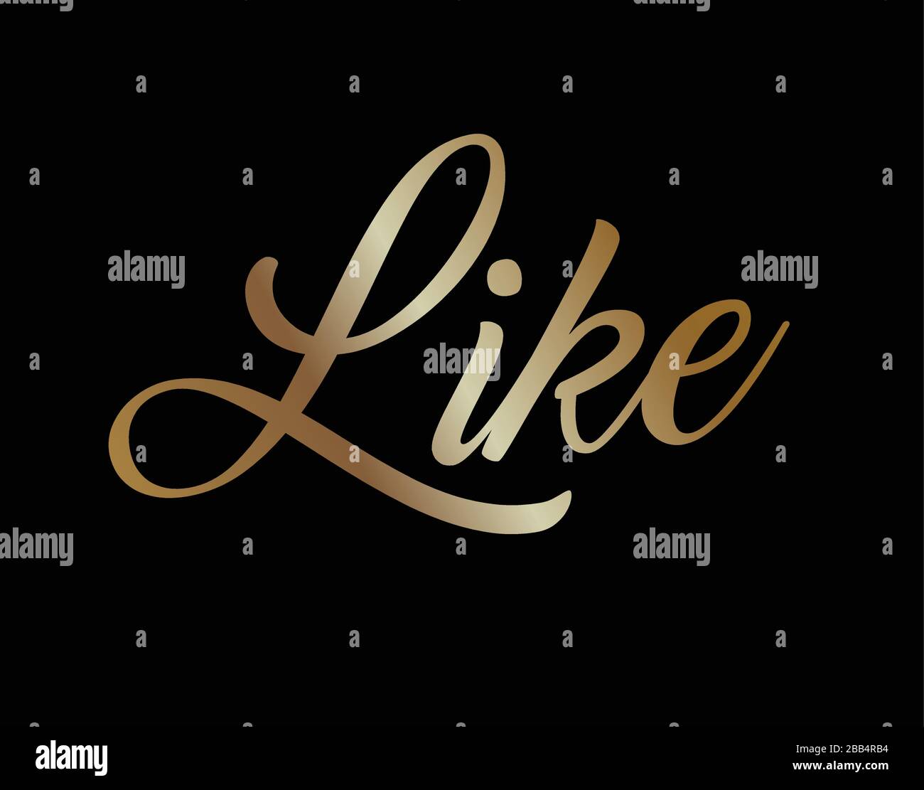 The gradient glitter gold isolated elegant hand writing alphabet letter