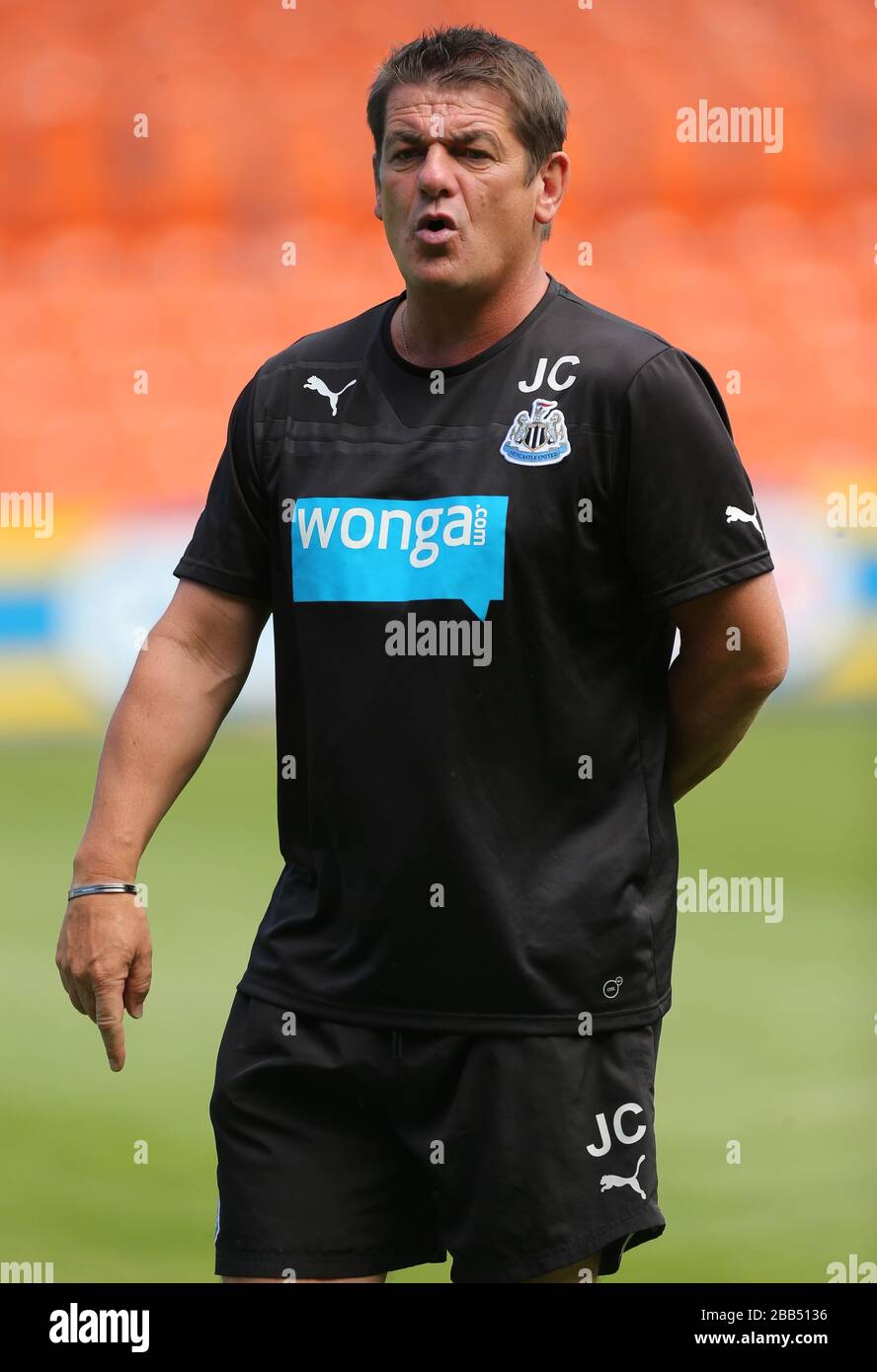 Newcastle United coach John Carver Stock Photo Alamy