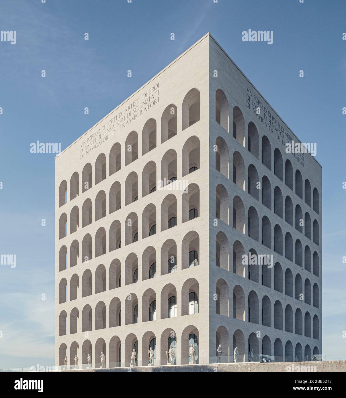 General view of the building from the south-east corner. Palazzo della ...