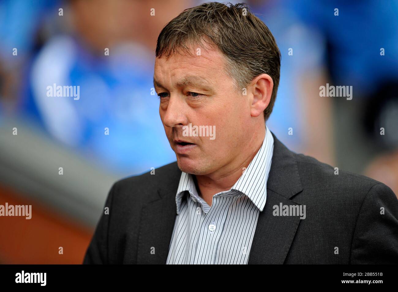 Nottingham Forest manager Billy Davies Stock Photo Alamy