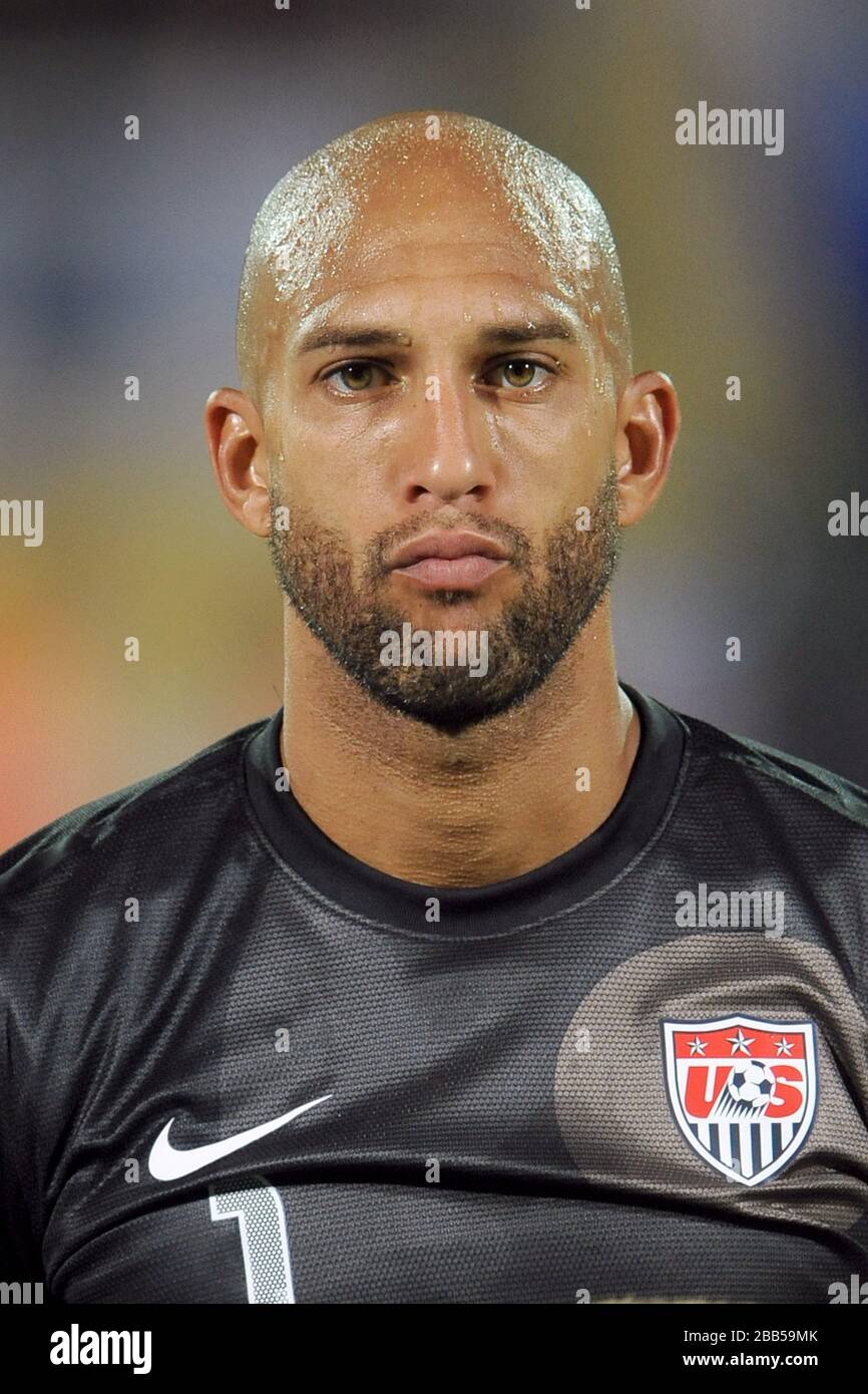 Tim Howard, USA goalkeeper Stock Photo