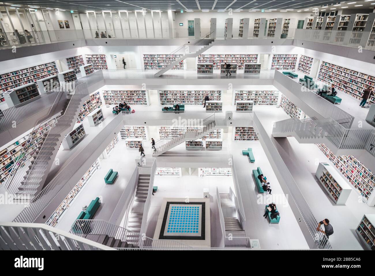 Stuttgart, Germany - Stuttgart Library (Stadtbiliothek Stuttgart) in ...