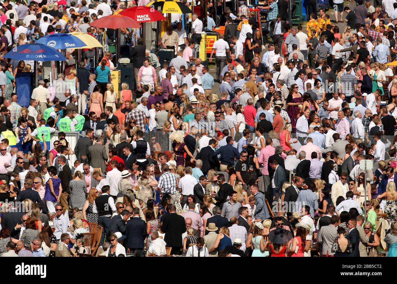 A full Lennox Enclosure during day five of the 2013 Glorious Goodwood