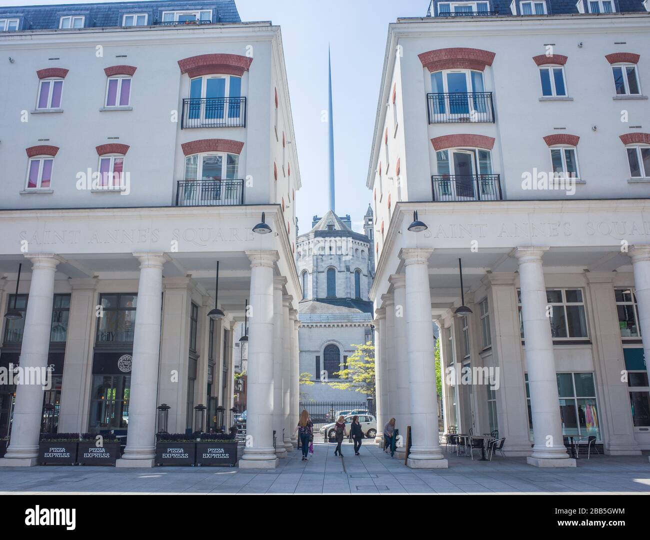 BELFAST, NORTHERN IRELAND St Anne's Square in Belfast's Cathedral