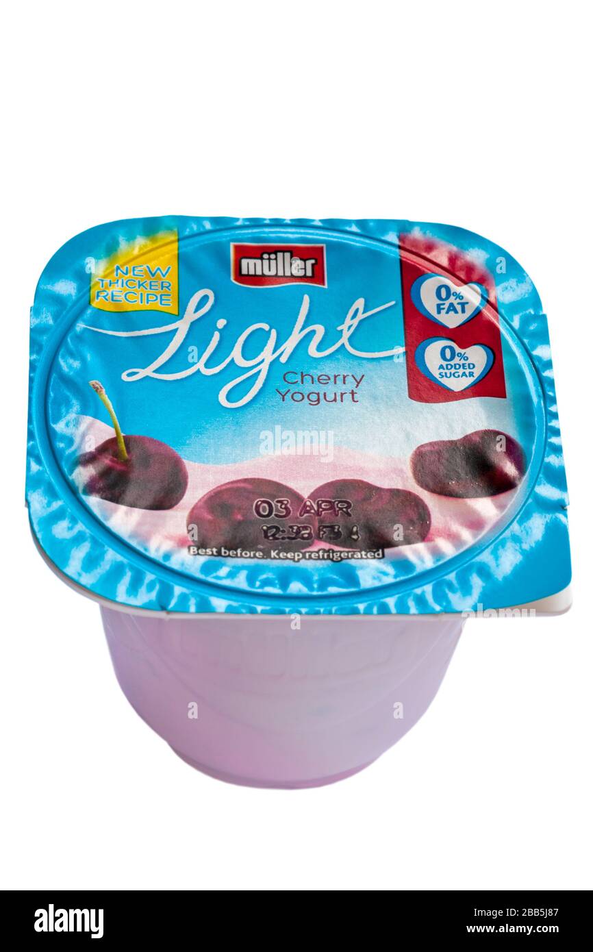 Muller light cherry yoghurt hires stock photography and images Alamy