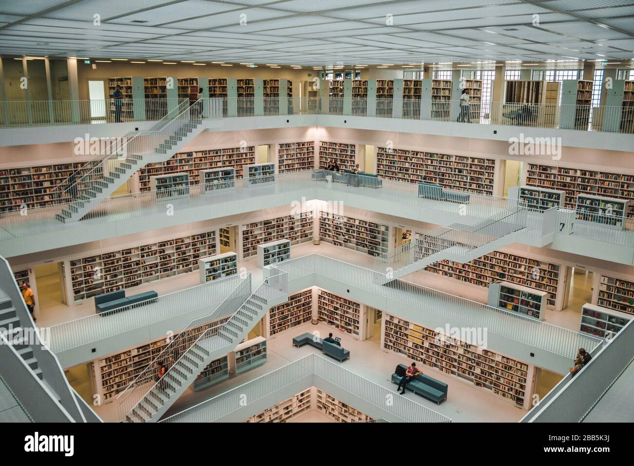 Stuttgart, Germany - Stuttgart Library (Stadtbiliothek Stuttgart) in ...