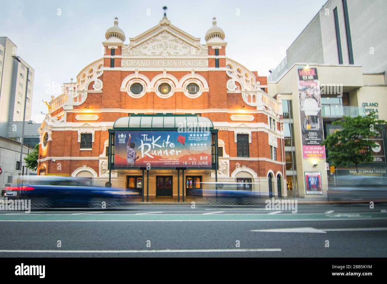 BELFAST, NORTHERN IRELAND-  Grand Opera House on Great Victoria Street in Belfast city centre. Stock Photo