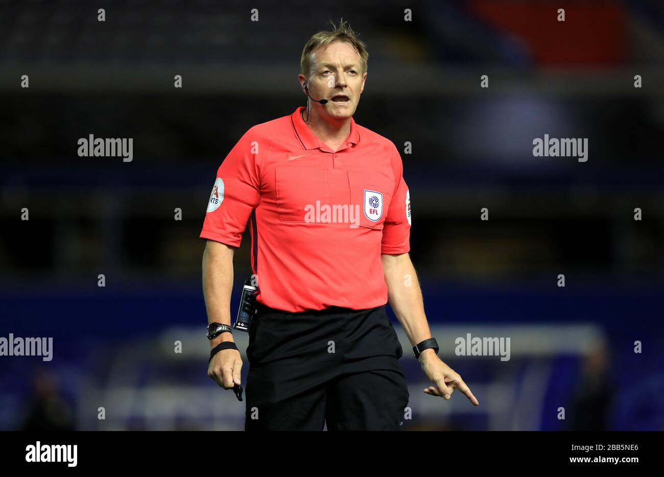 Match referee Trevor Kettle Stock Photo Alamy