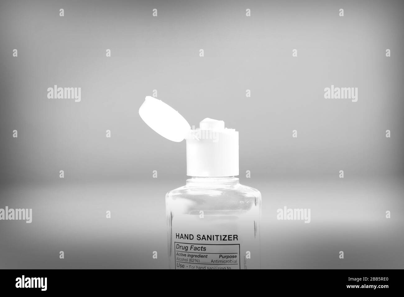 Hand sanitizer Black and White Stock Photos & Images - Alamy