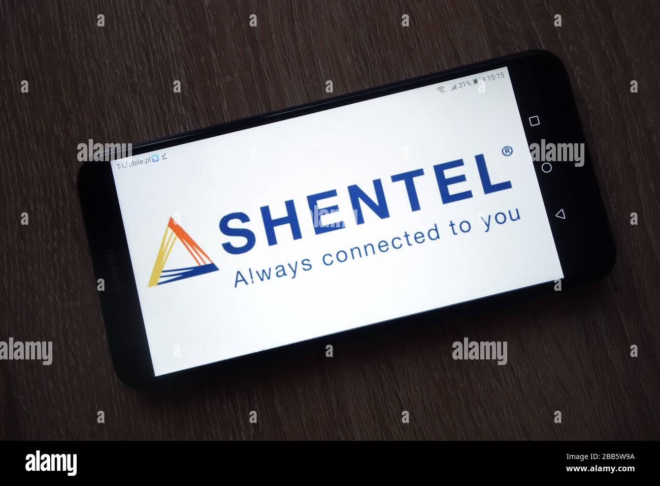 Shenandoah Telecommunications Company (Shentel) logo displayed on smartphone Stock Photo
