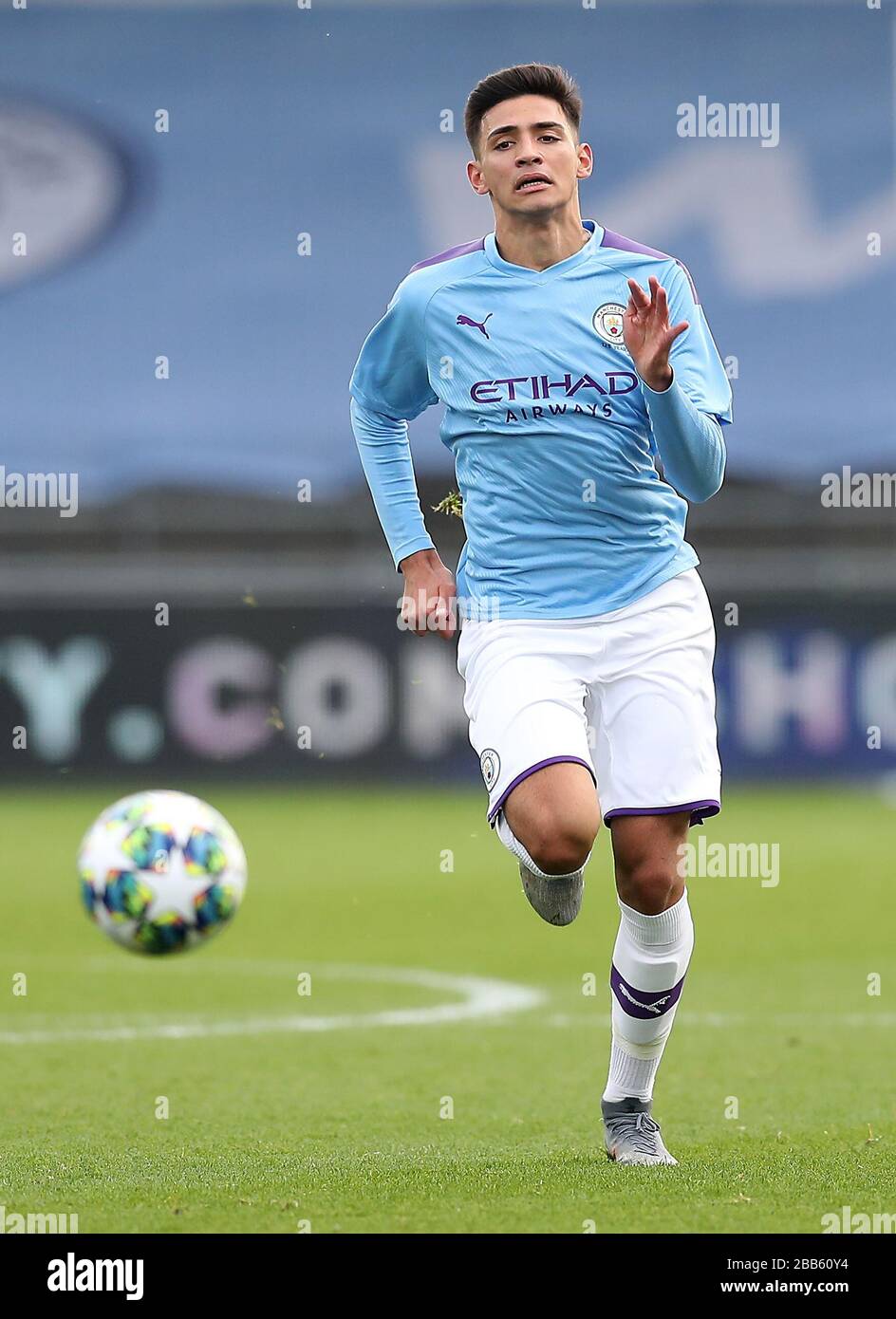 Manchester City's Nabil Touaizi Zoubdi Stock Photo