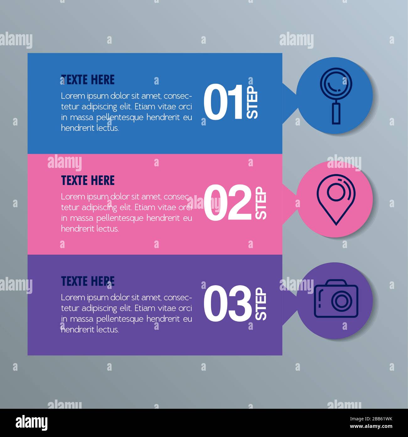 statistical infographic with numbers and business icons Stock Vector ...