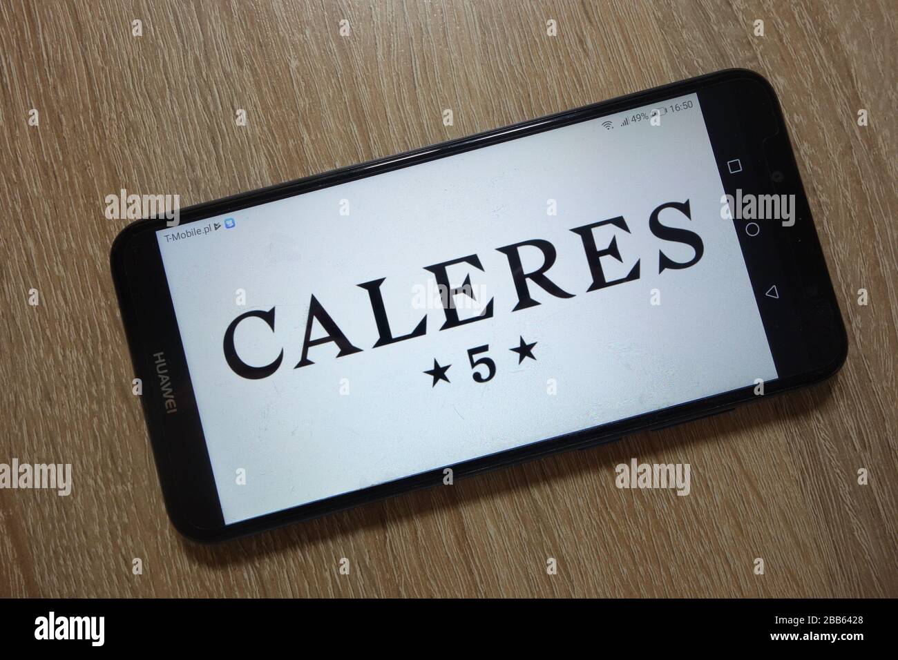 Caleres Inc. logo displayed on smartphone Stock Photo