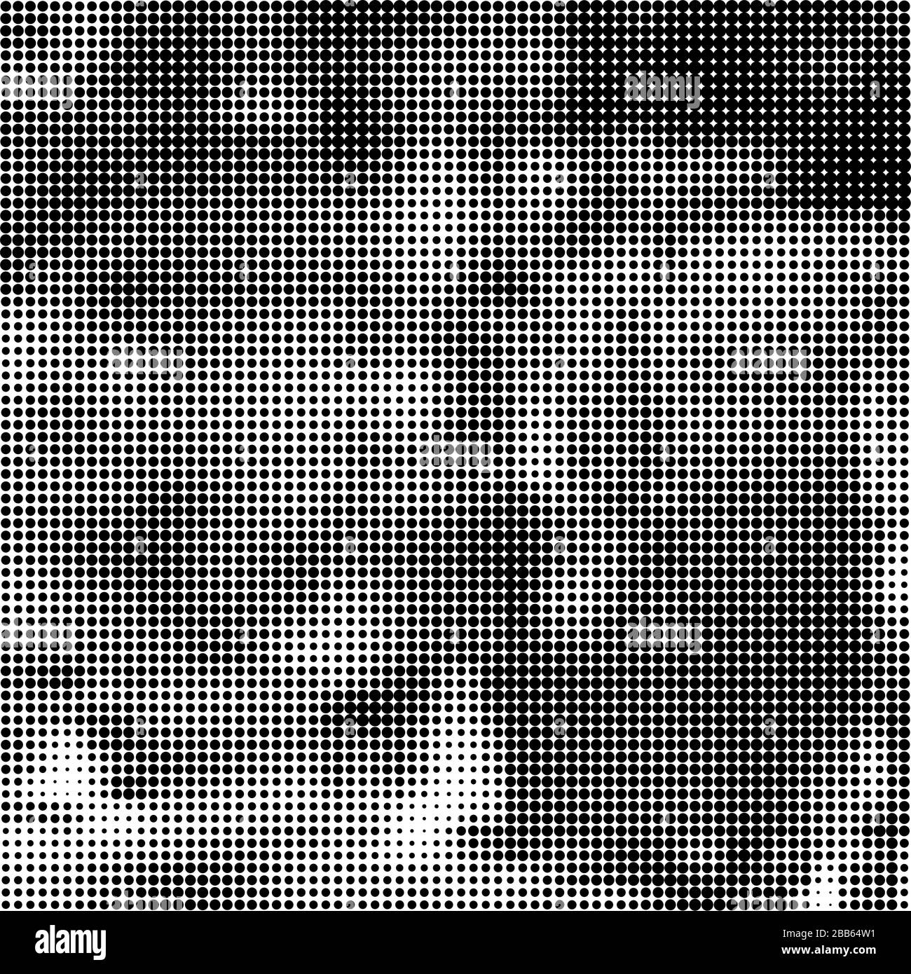 Halftone Pattern. Set of Dots. Dotted Texture on White Background ...