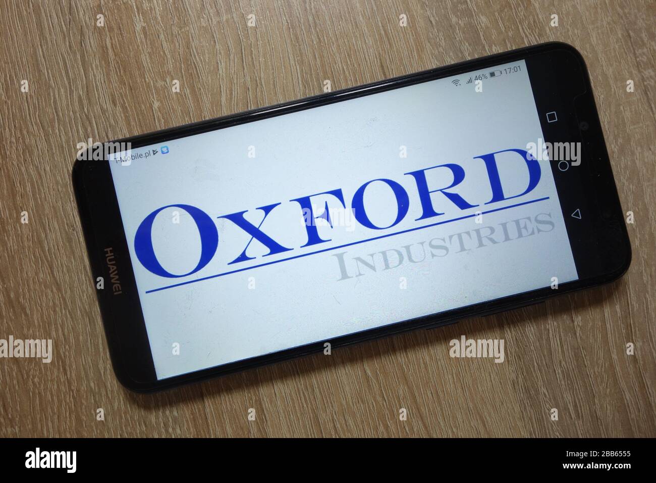 Oxford Industries, Inc. logo displayed on smartphone Stock Photo Alamy
