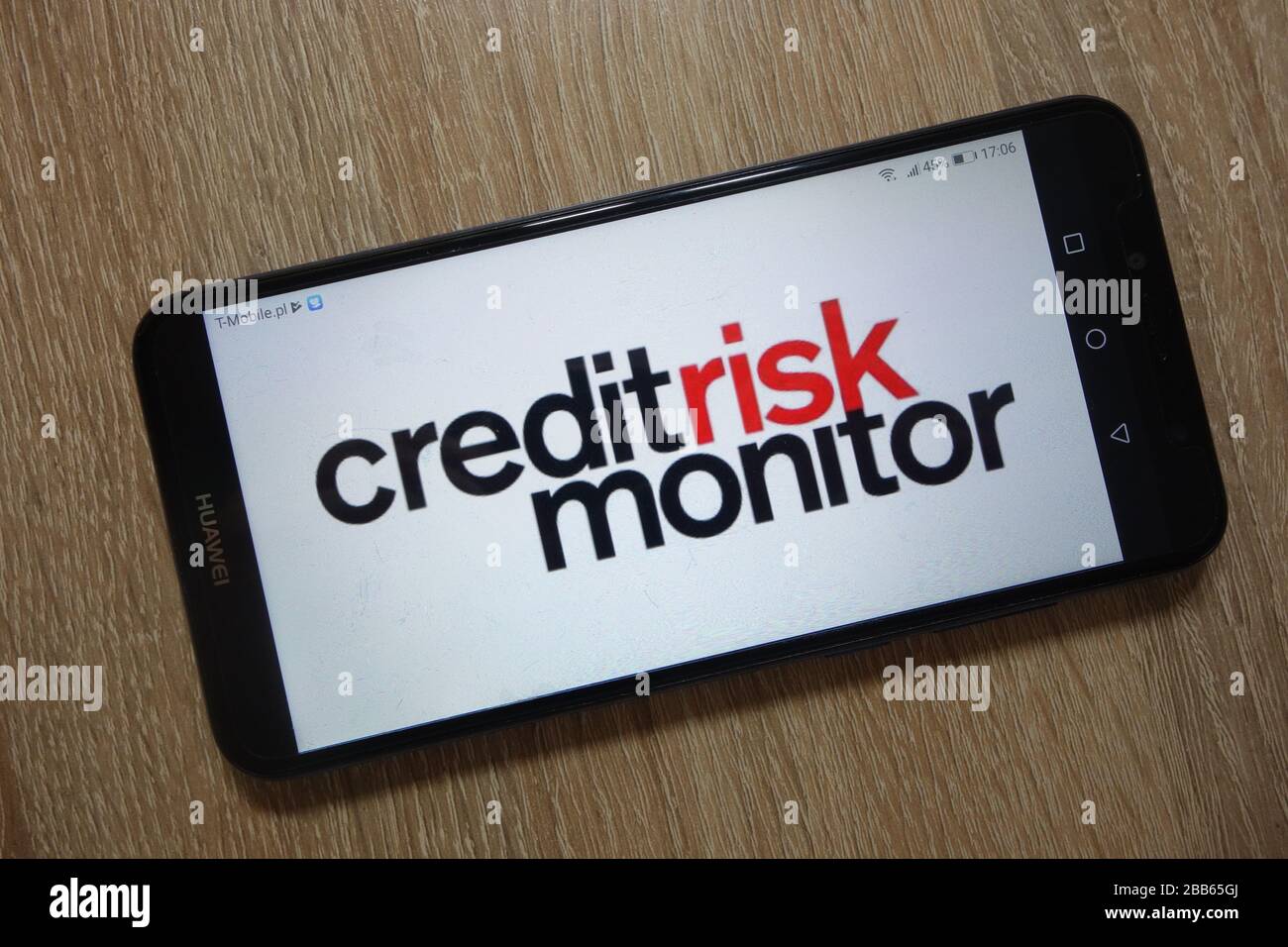 CreditRiskMonitor logo displayed on smartphone Stock Photo - Alamy