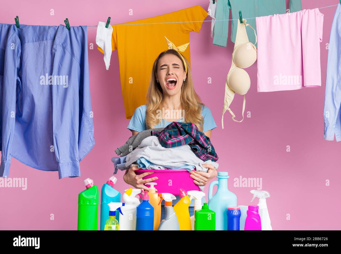 247 Clothes Hanging In Bathroom Stock Photos, High-Res Pictures