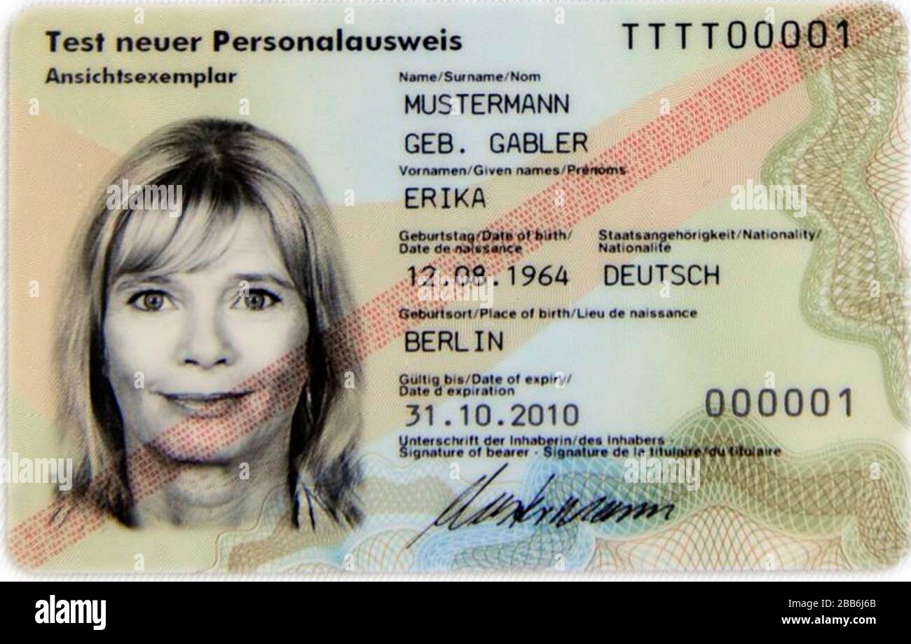 Fake deutscher personalausweis