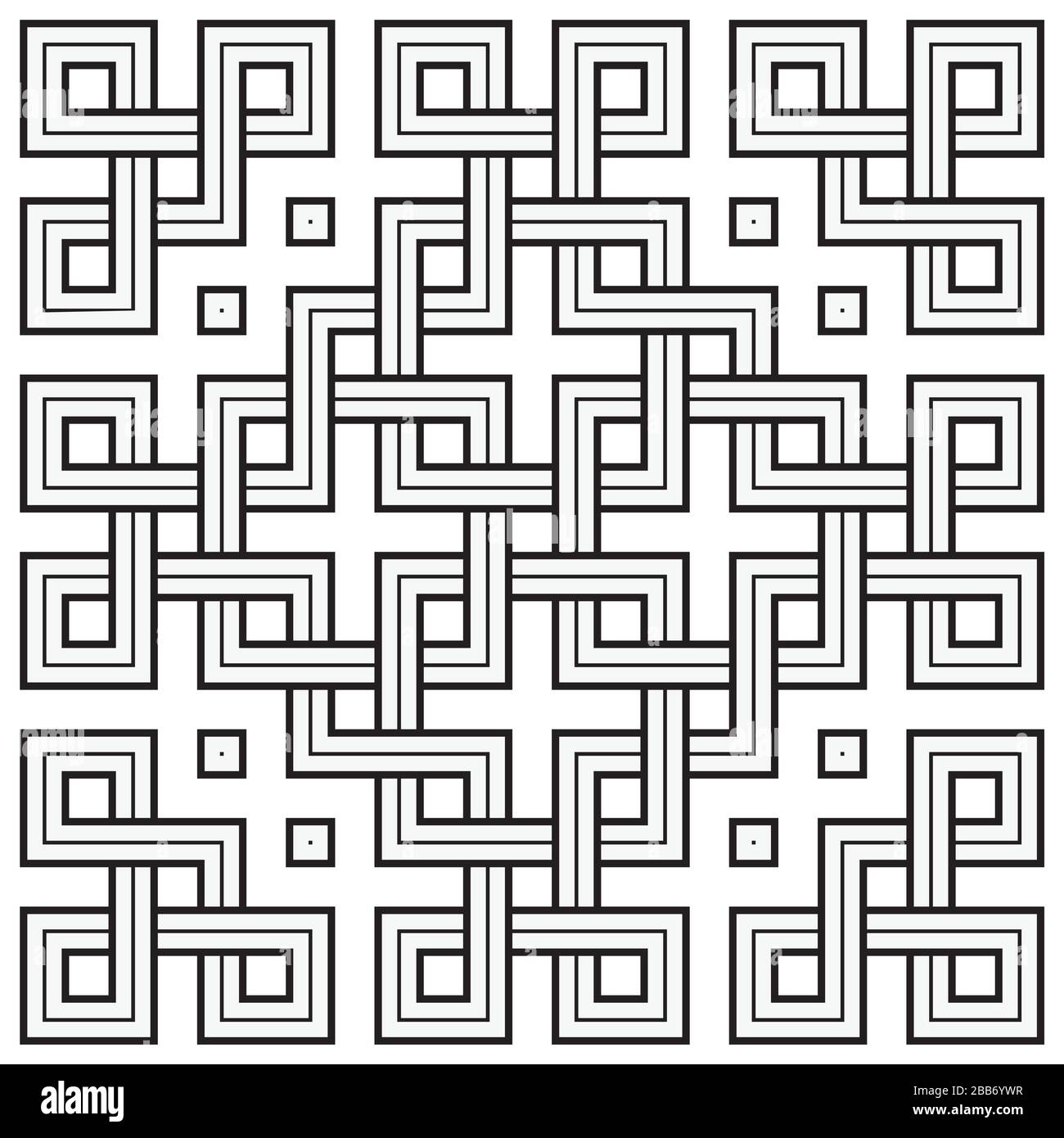 Vector Illustration of a Viking Nordic Celtic Seamless Pattern - mystic ...