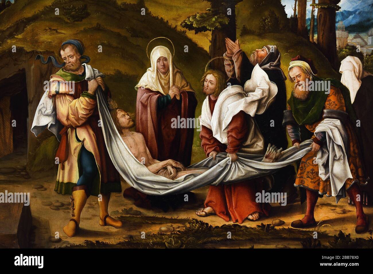 Christ´s Body carried to the Tomb 1520 Hans Burgkmair, Augsburg 1473-1531 German Germany Stock Photo