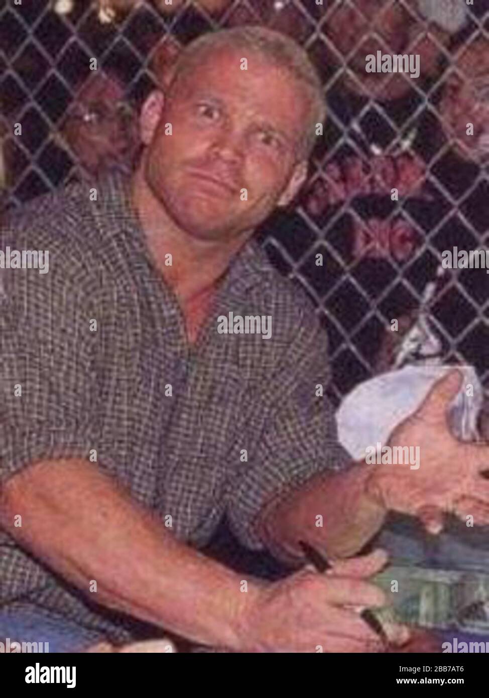 "English Mike Lockwood a.k.a Crash Holly in an autograph signing with