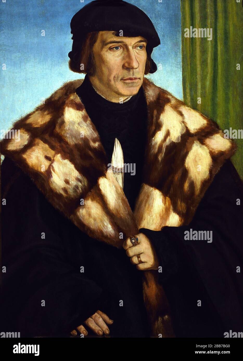 Portrait of Ruprecht Stüpf 1528  Barthel Beham Nuremberg 1502- Italy 1540 German Germany Stock Photo