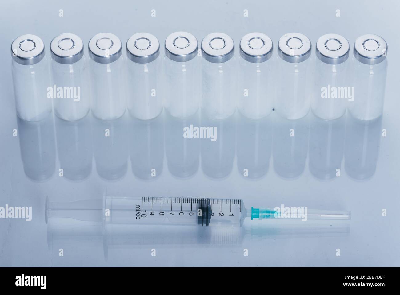 Medicine, Injection, vaccine and disposable syringe, drug concept