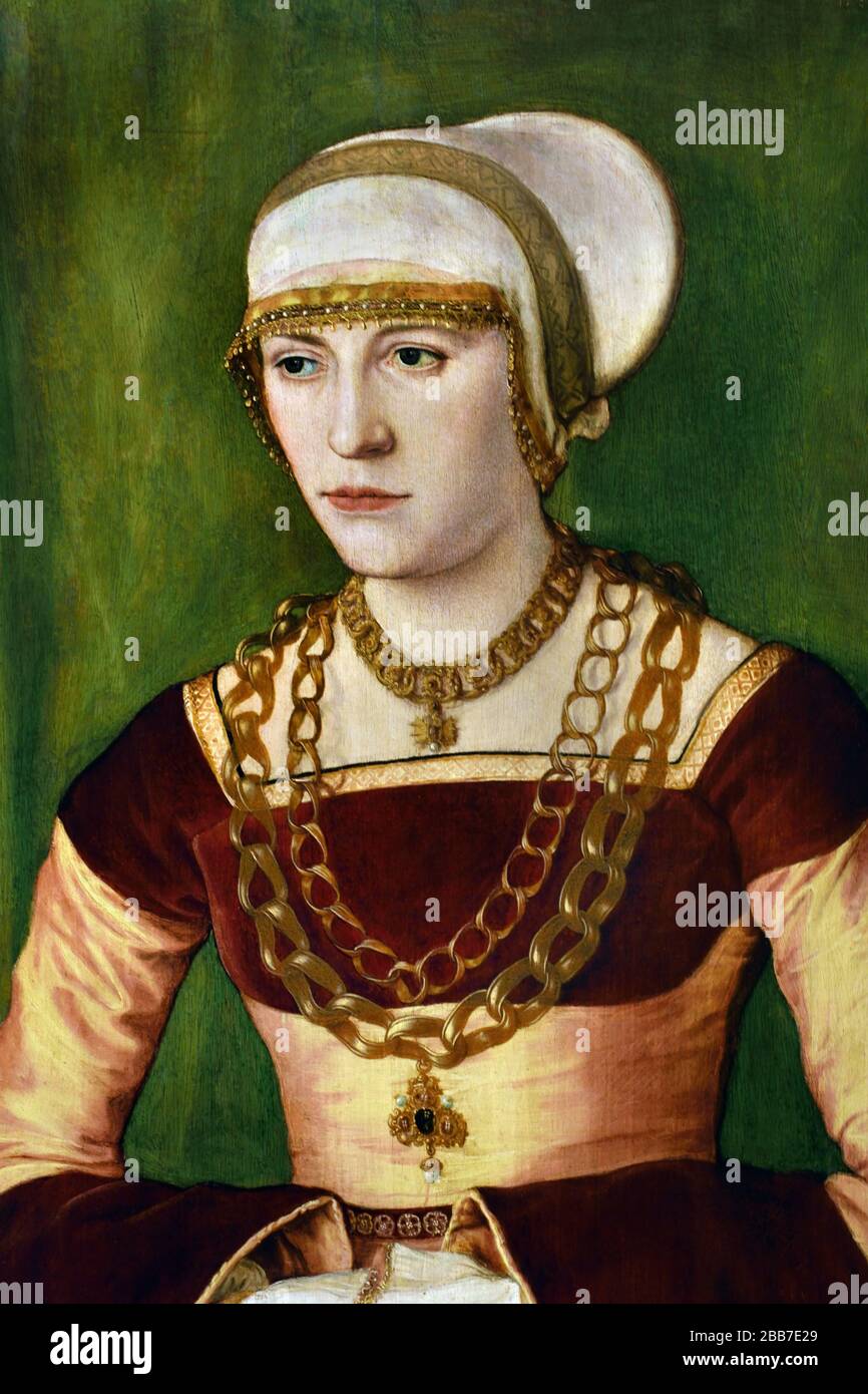 Portrait of Ursula Rudolph 1528 Barthel Beham Nuremberg 1502- Italy 1540 German Germany Stock Photo