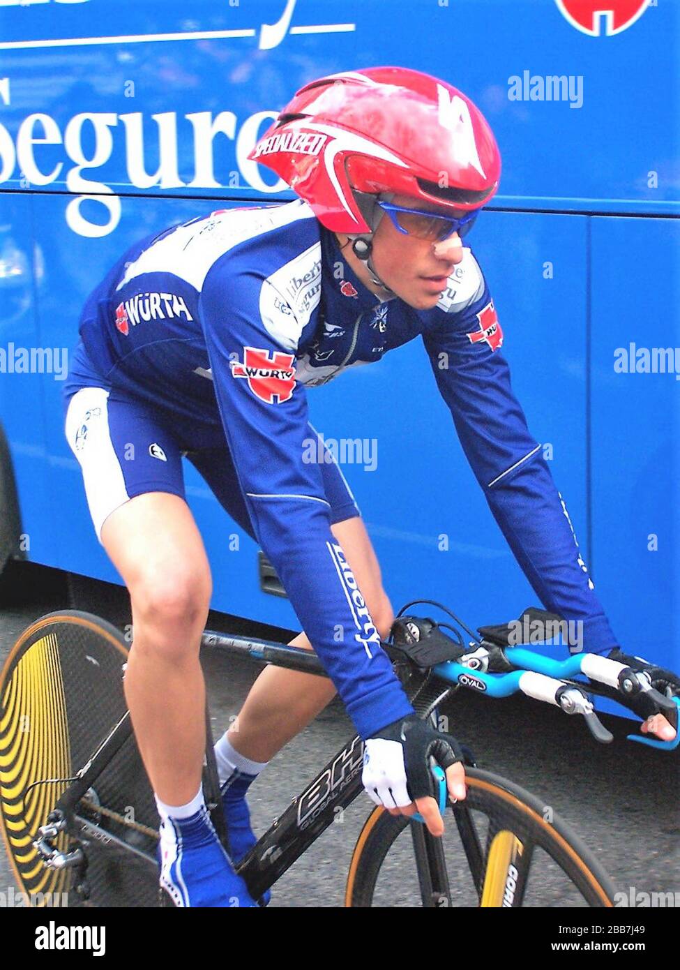 Alberto Contador   of Liberty Seguros during the Paris - Nice 2006, Prologue cycling race, Issy-les-Moulineaux(4,8 Km) on March 05, 2006 in Issy-les-Moulineaux, France - Photo Laurent Lairys / DPPI Stock Photo