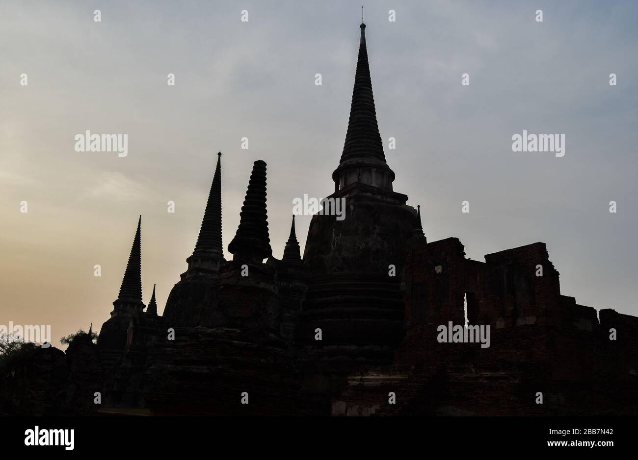 Ayutthaya thai temples hi-res stock photography and images - Alamy