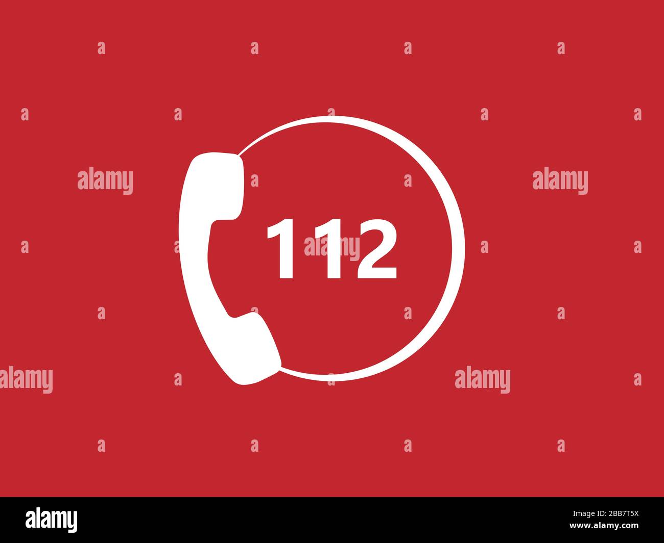 Phone number 112 Stock Vector Images - Alamy