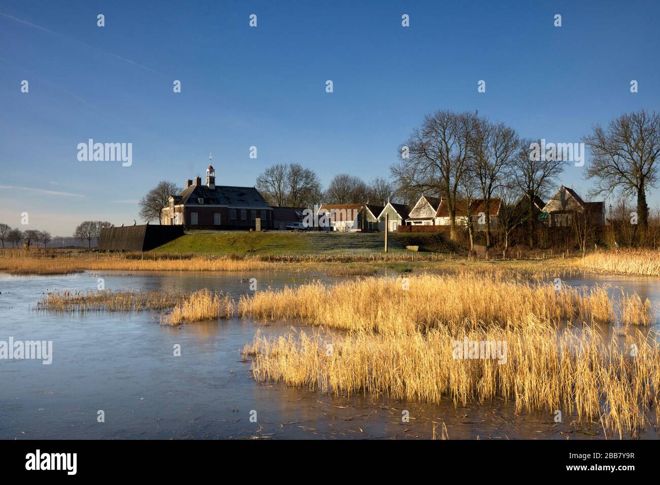 Schokland World Heritage Stock Photo