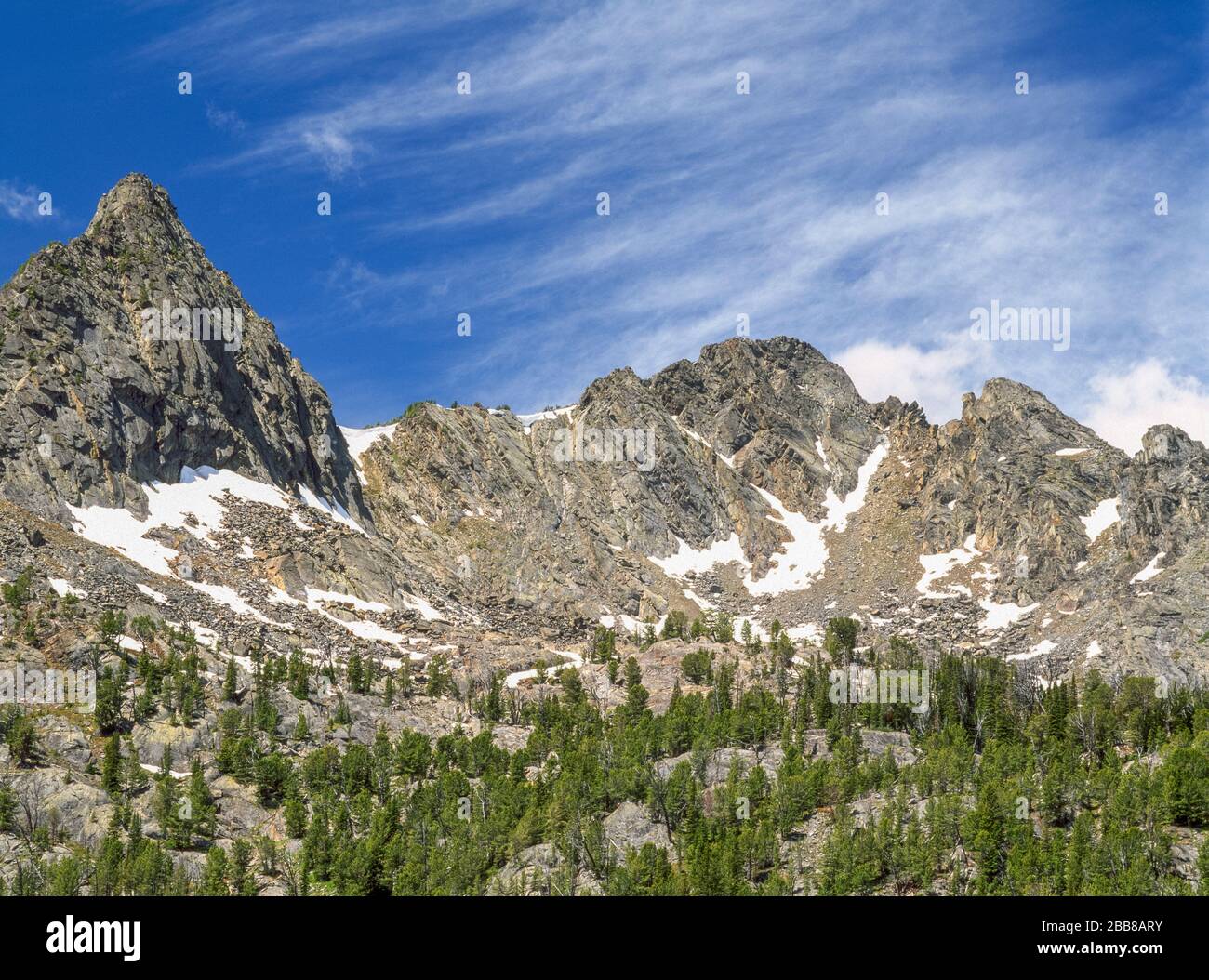 sheridan tobacco leggat mountain in the tobacco root range near sheridan, montana Stock  Photo