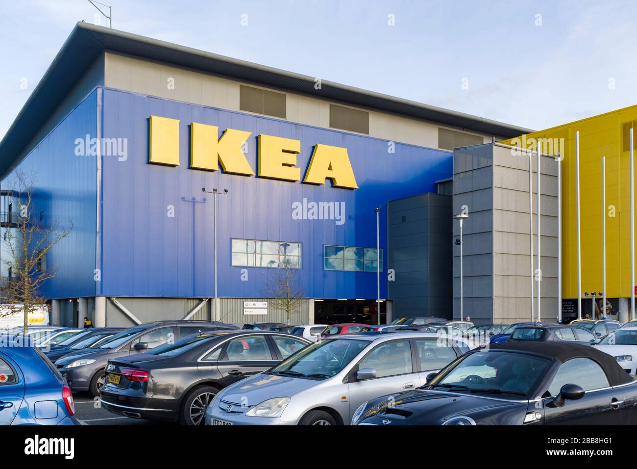 MILTON KEYNES, UK - February 12, 2020. Ikea sign the exterior of an store in Milton Keynes Stock Photo - Alamy