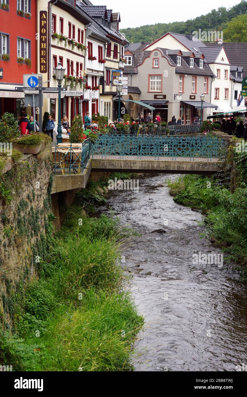 historische Altstadt, Bad  Münstereifel, Nordrhein-Westfalen, Deutschland Stock Photo