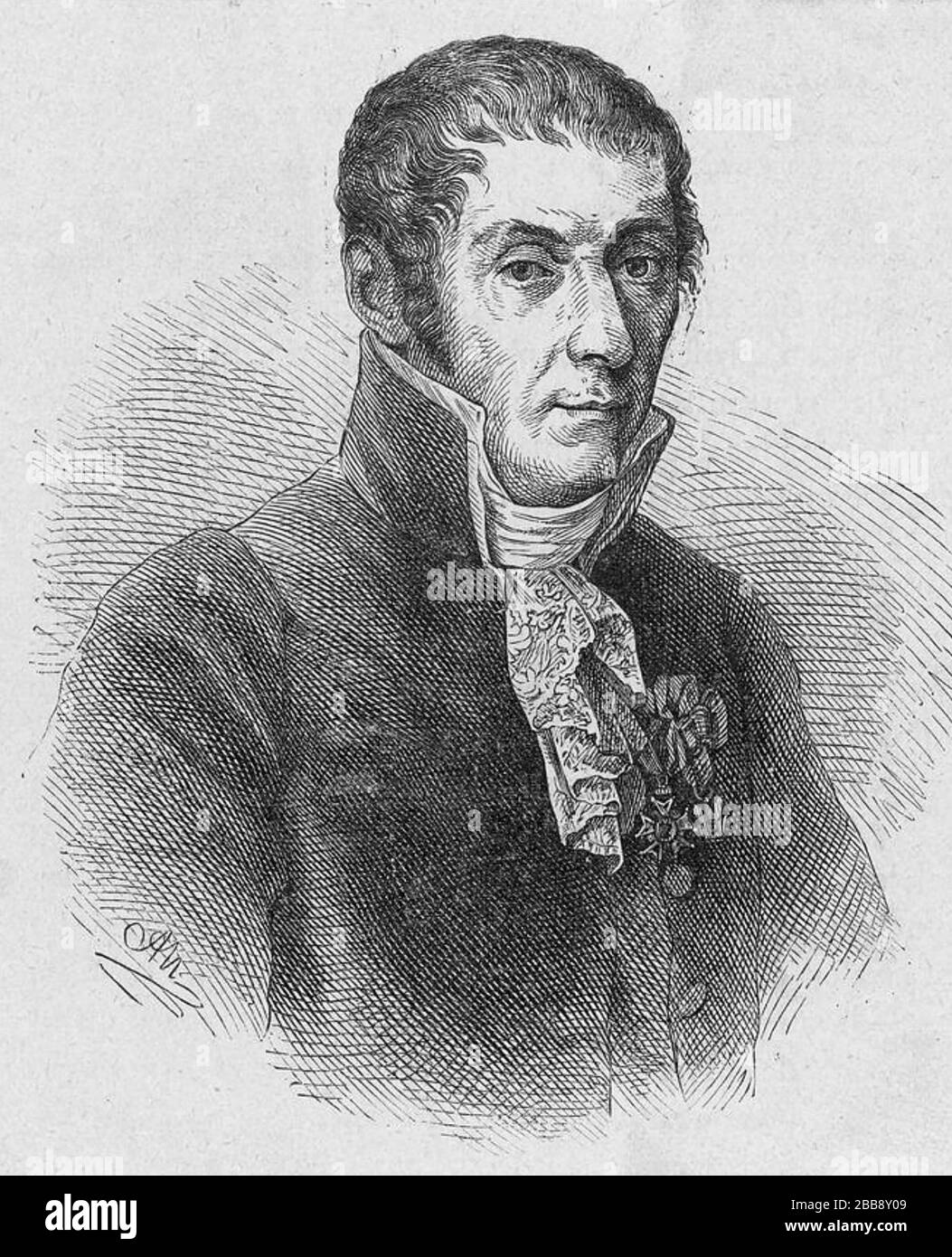 ALESSANDRO VOLTA (1745-1827) Italian physicist, chemist, pioneer of electricity Stock Photo