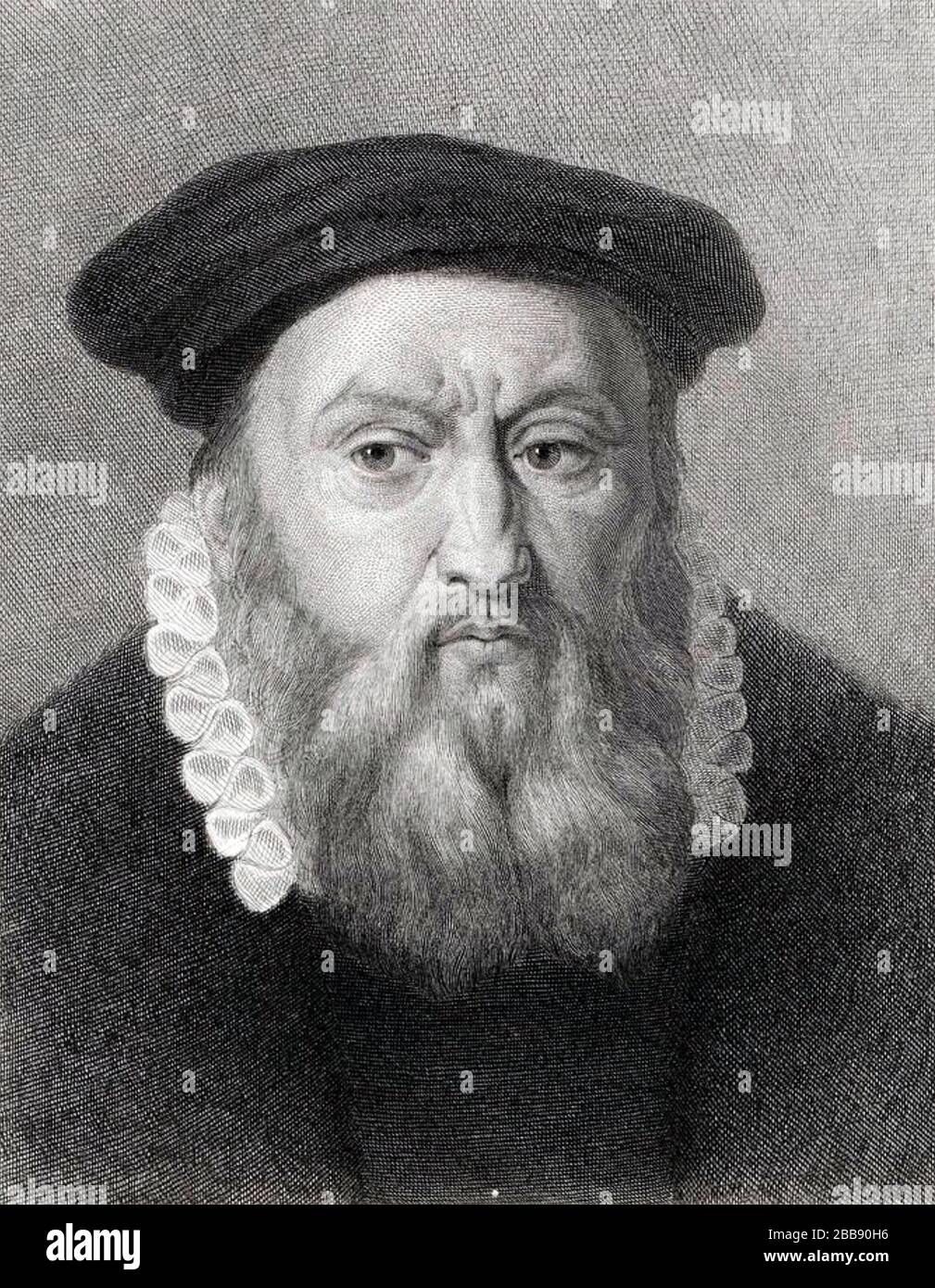 JOHN CALVIN (1509-1564) French Protestant theologian and reformer Stock Photo
