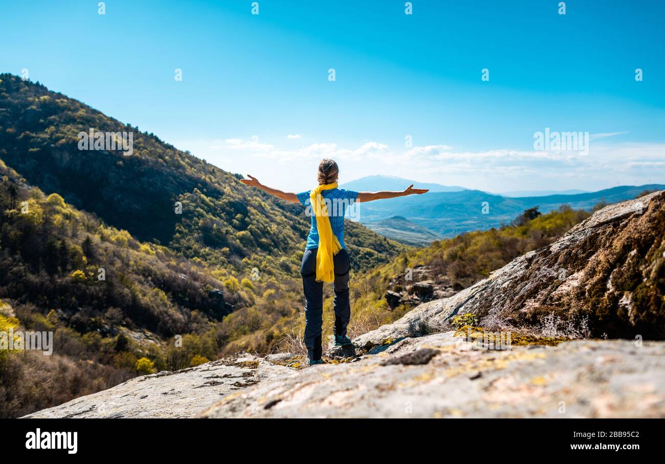 Enjoying the freedom hi-res stock photography and images - Alamy