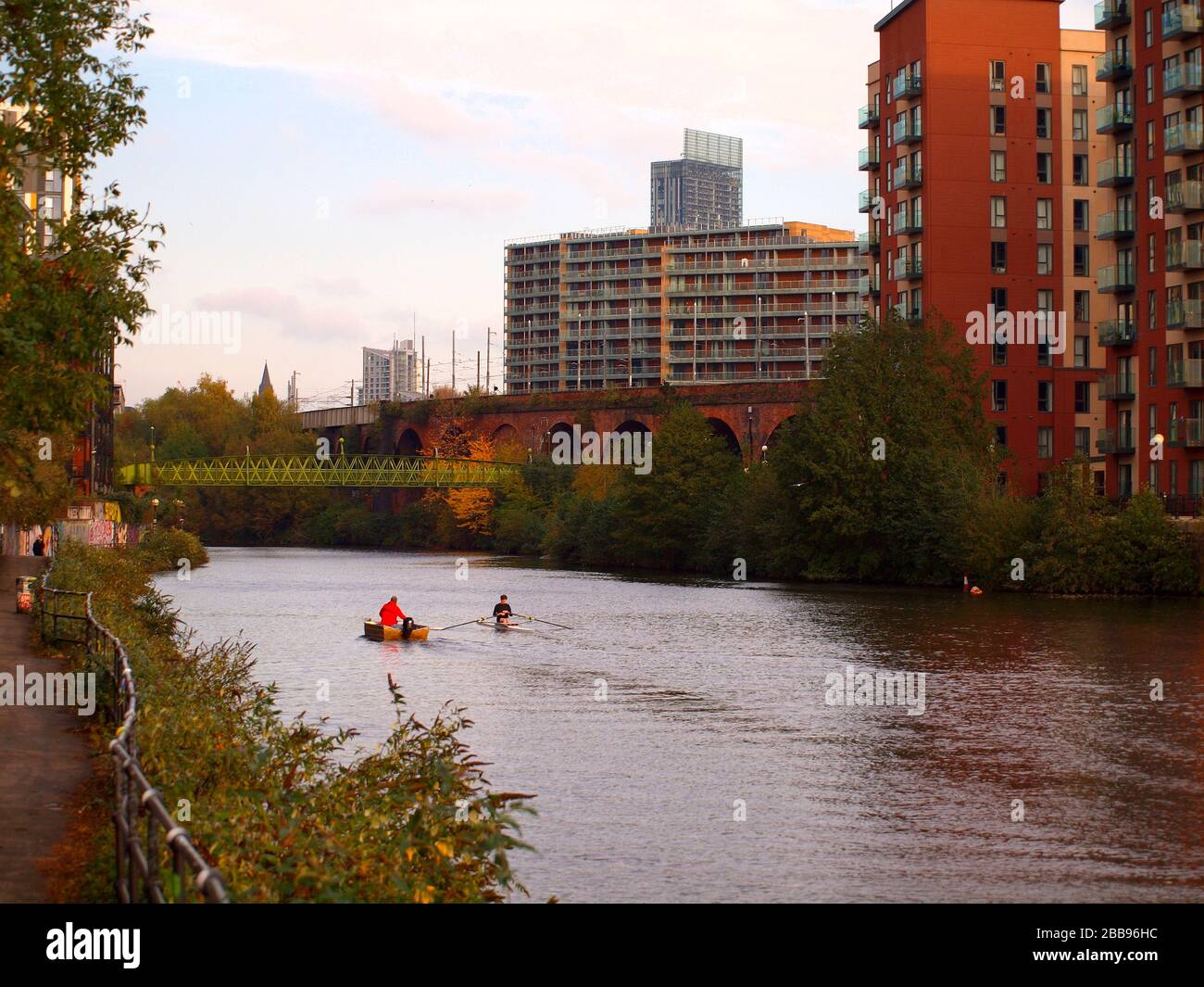 Shots taken around salford manchester england Stock Photo