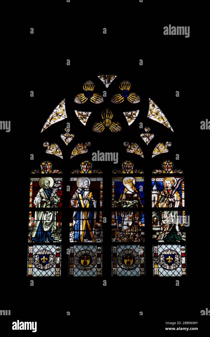 Sankt Viktor Dom, Xanten, NordrheinWestfalen, Deutschland Stock Photo