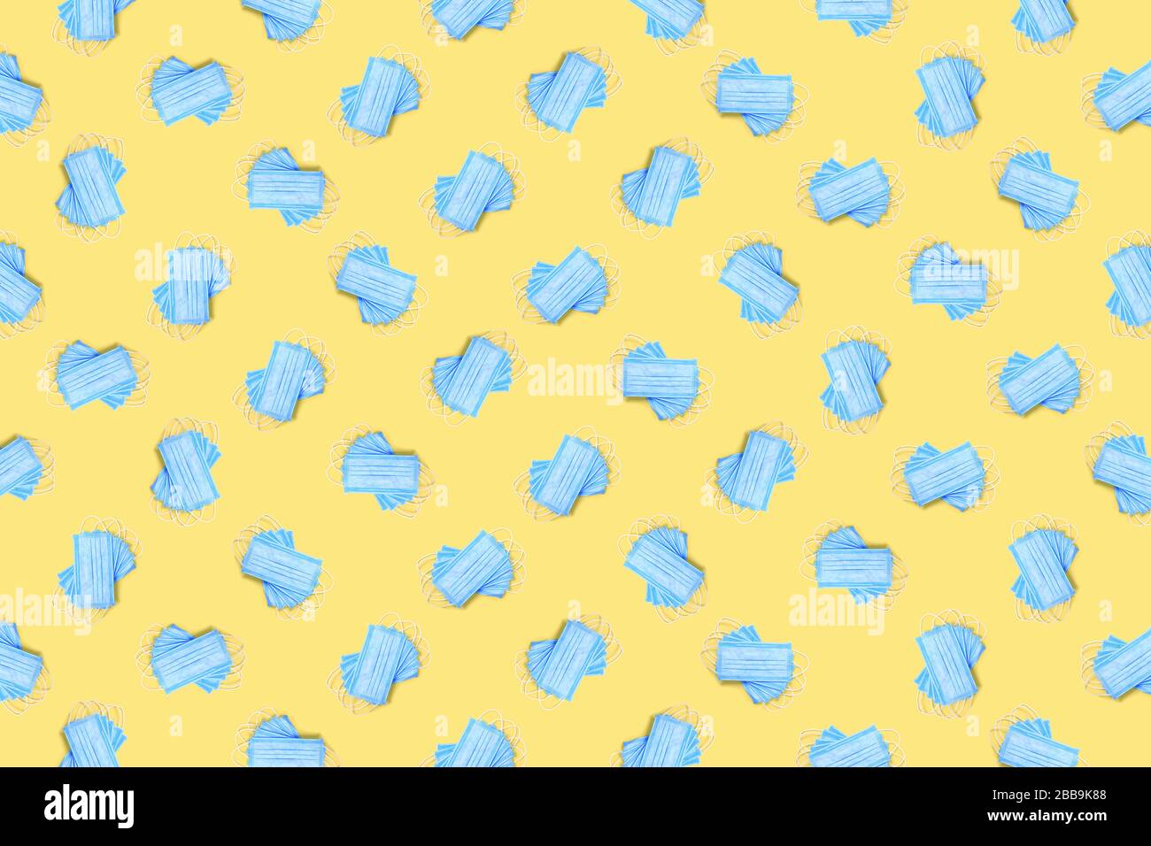 Download Pattern Of Medical Mask On Yellow Background Protection Against Virus Coronavirus Flu Colds Diseases Stock Photo Alamy PSD Mockup Templates