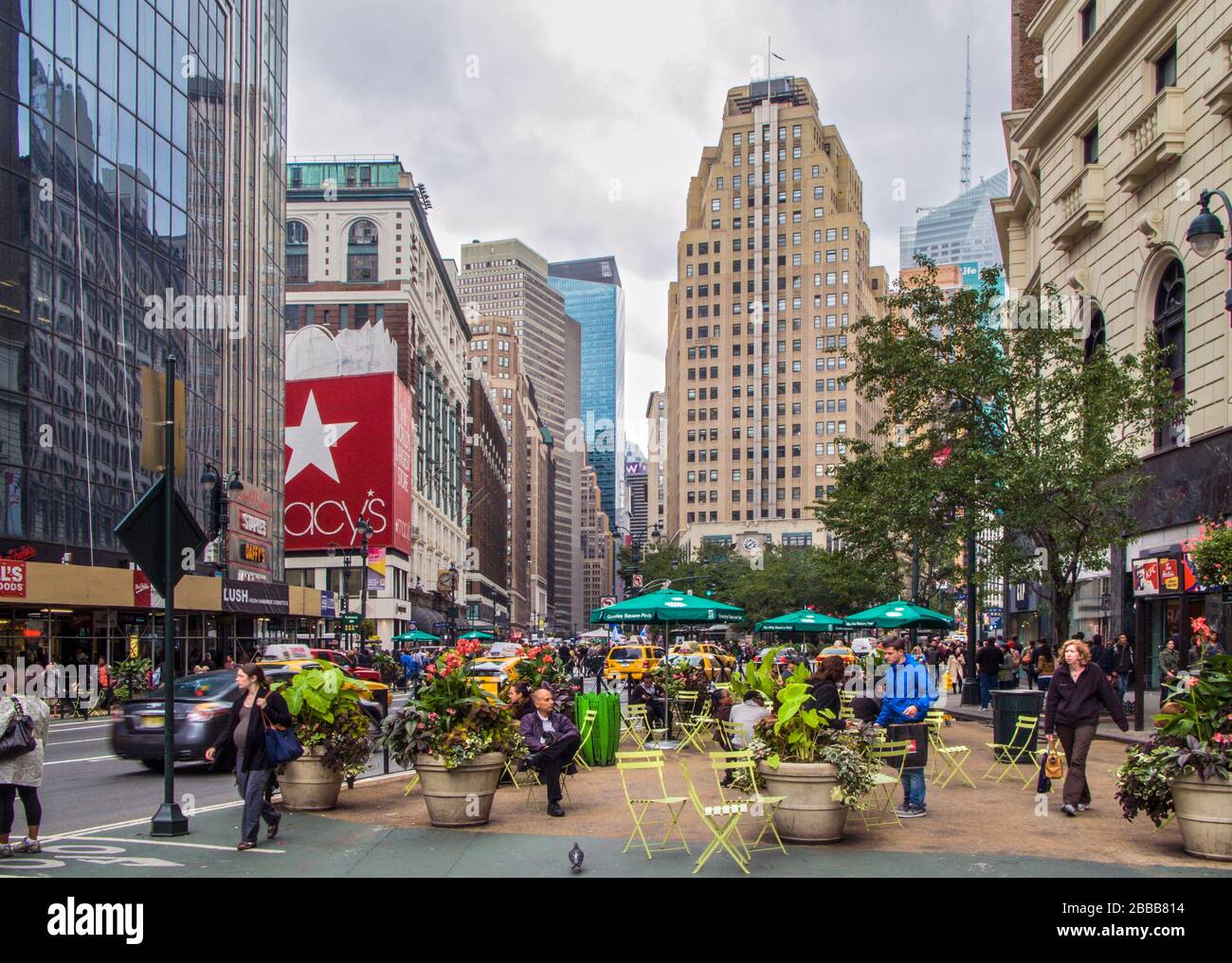 Greeley Square (W. 33rd and Broadway) New York City, NY USA Stock Photo