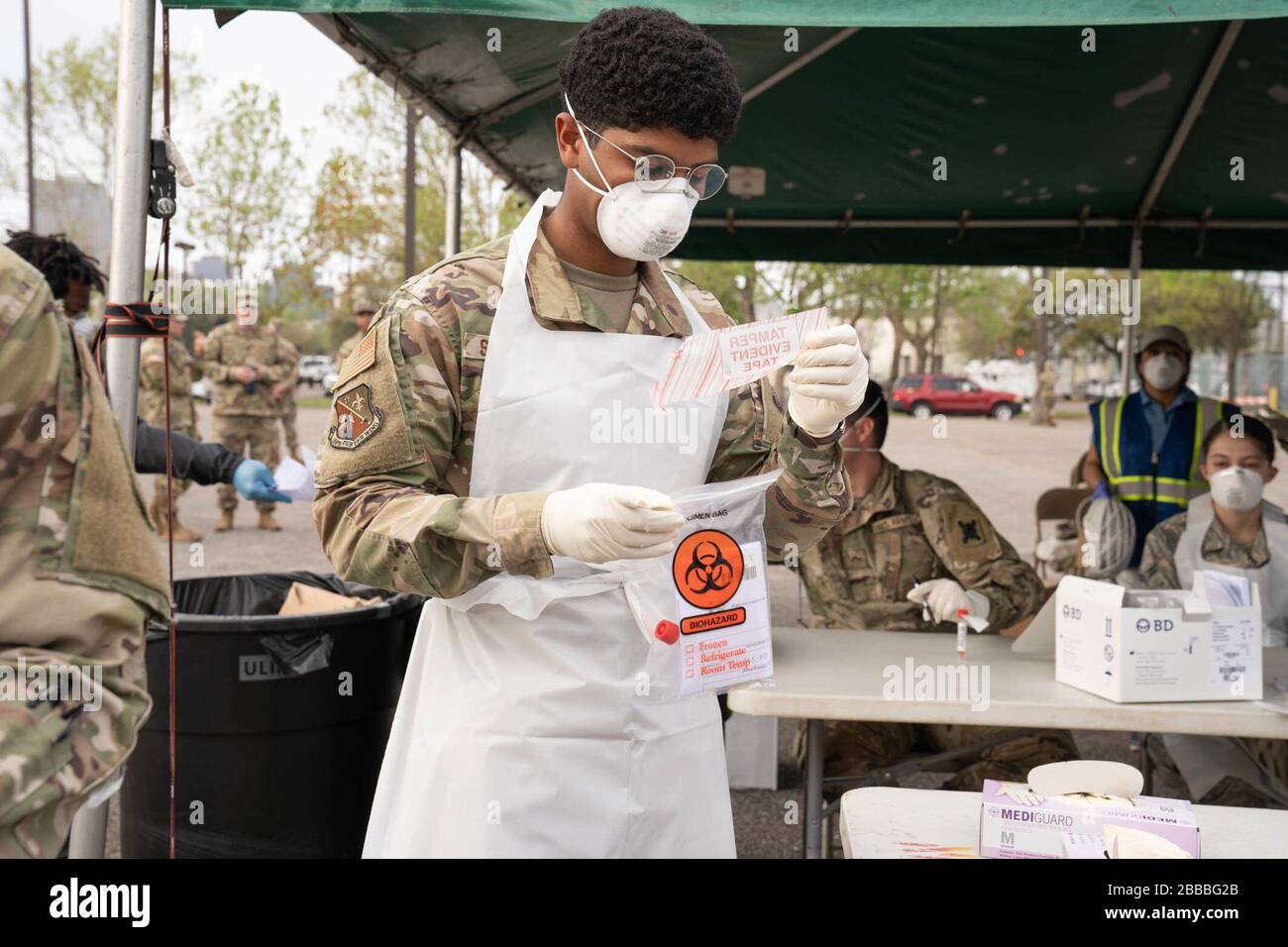 Testing the national guard as first military responder hi-res stock ...