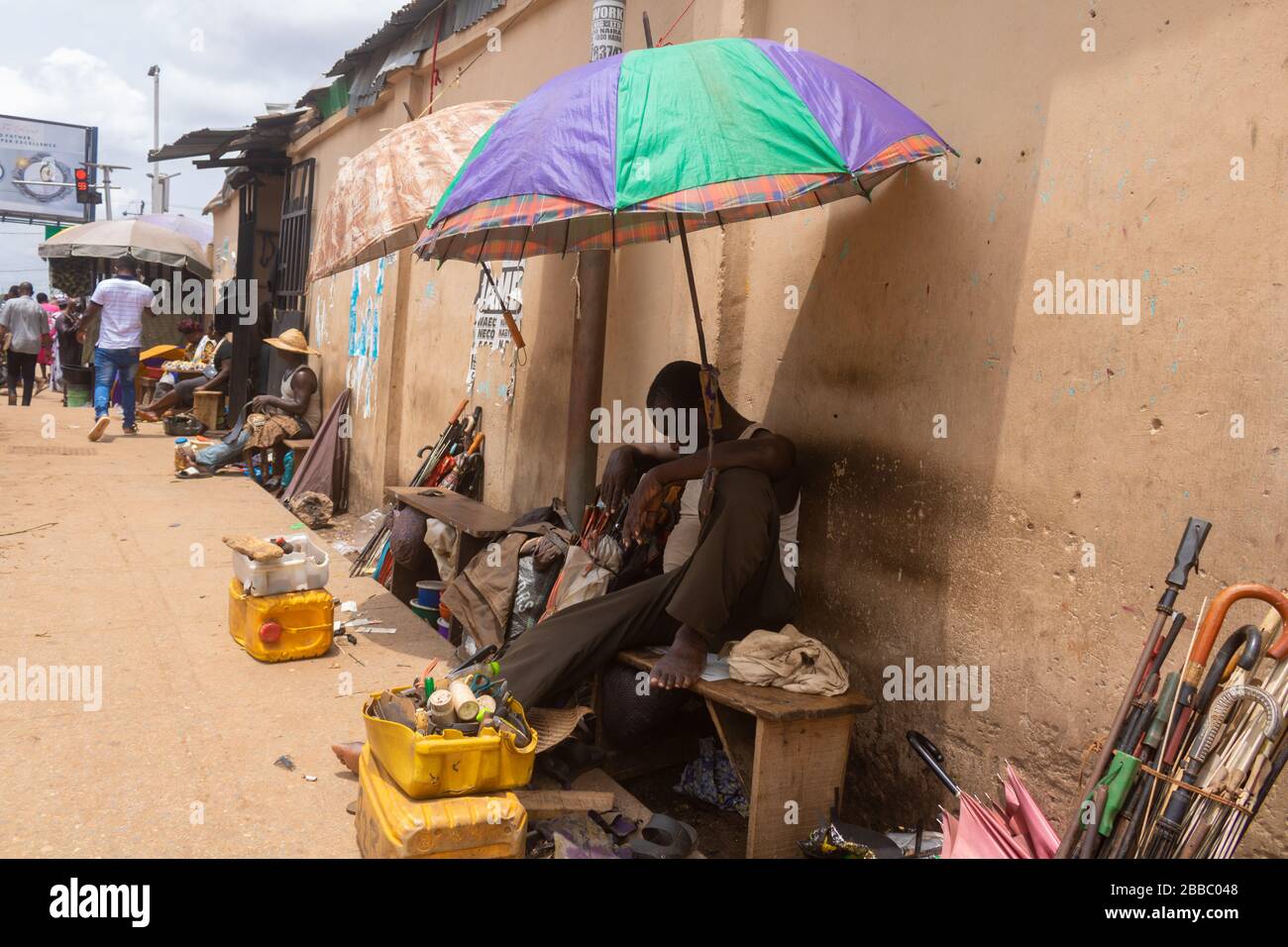 New Benin Market in Benin City, Edo State, Nigeria, West Africa Stock Photo Alamy