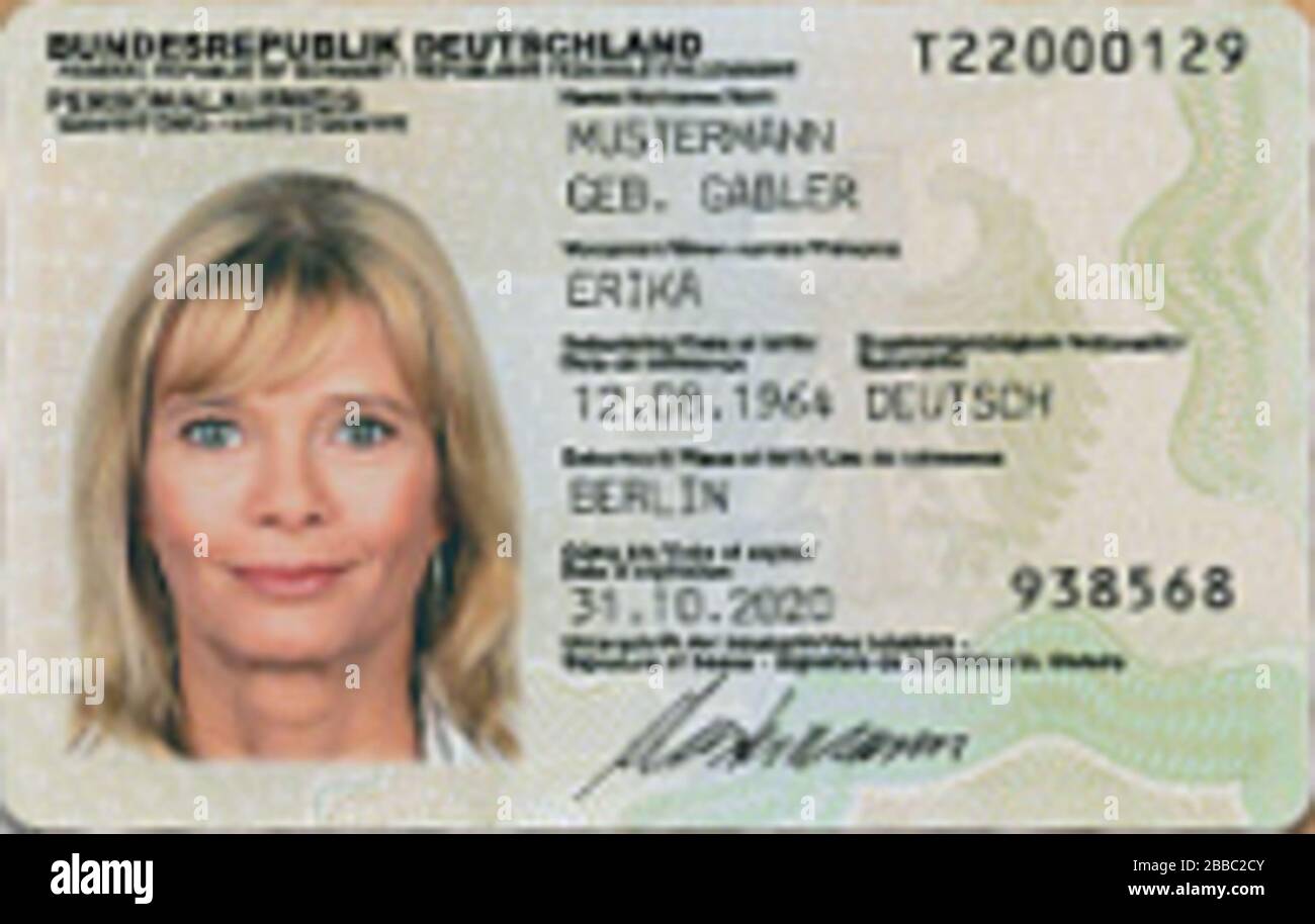 Deutscher personalausweis hires stock photography and images Alamy Deutscher personalausweis hires stock photography and images Alamy