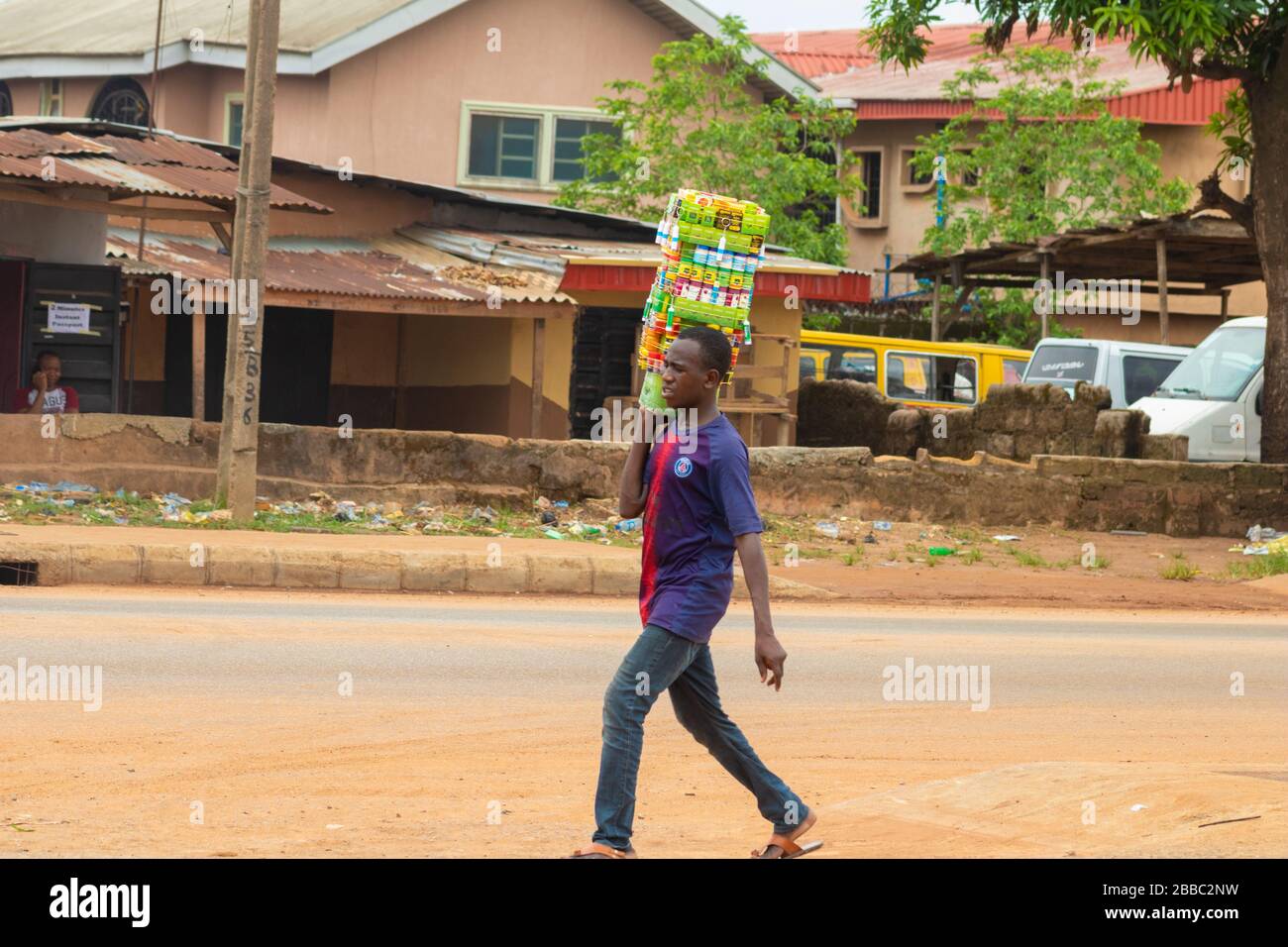 New Benin Market in Benin City, Edo State, Nigeria, West Africa Stock Photo Alamy