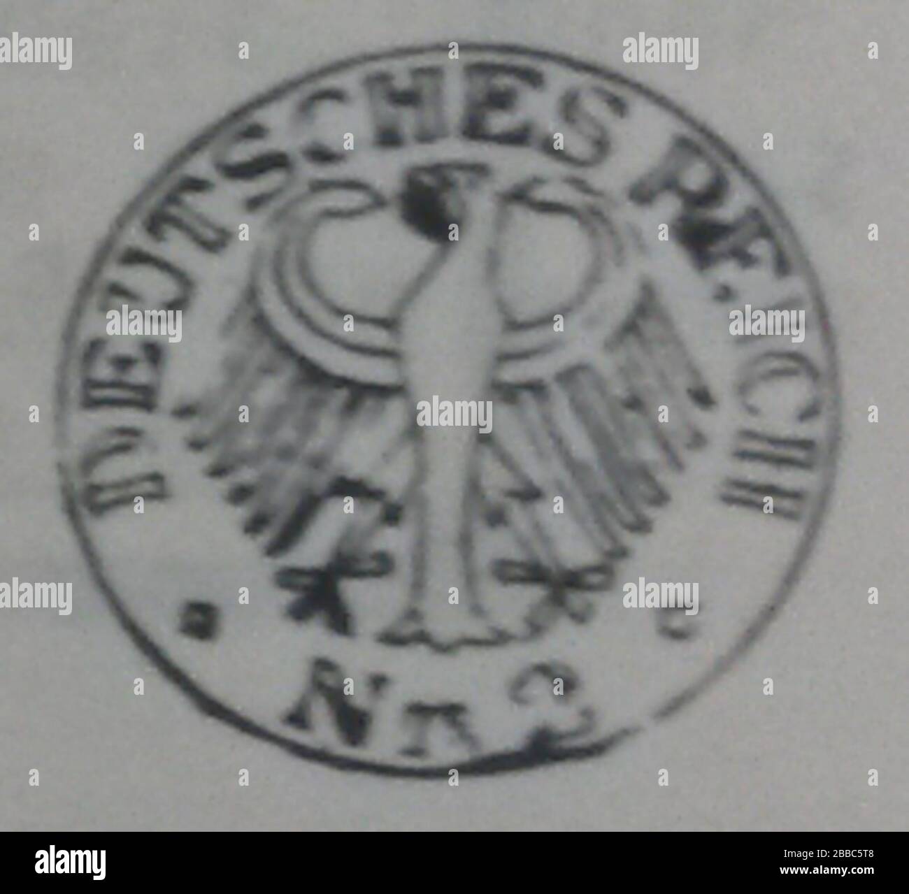 Deutsch Spielkartensteuer Stempel Deutsches Reich Ab 1924 Ohne Betragsangabe 1924 Deutsches Reich Deutsches Reich Stock Photo Alamy