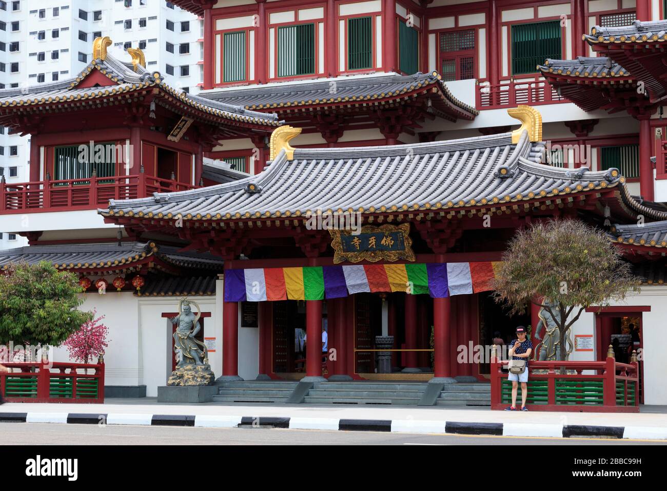 Buddha Tooth Relic Temple & Museum,Chinatown District,Singapore,Asia Stock Photo