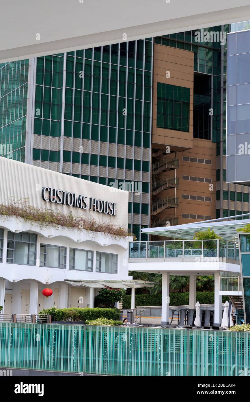 Customs House Terrace,Financial District,Singapore,Asia Stock Photo Alamy