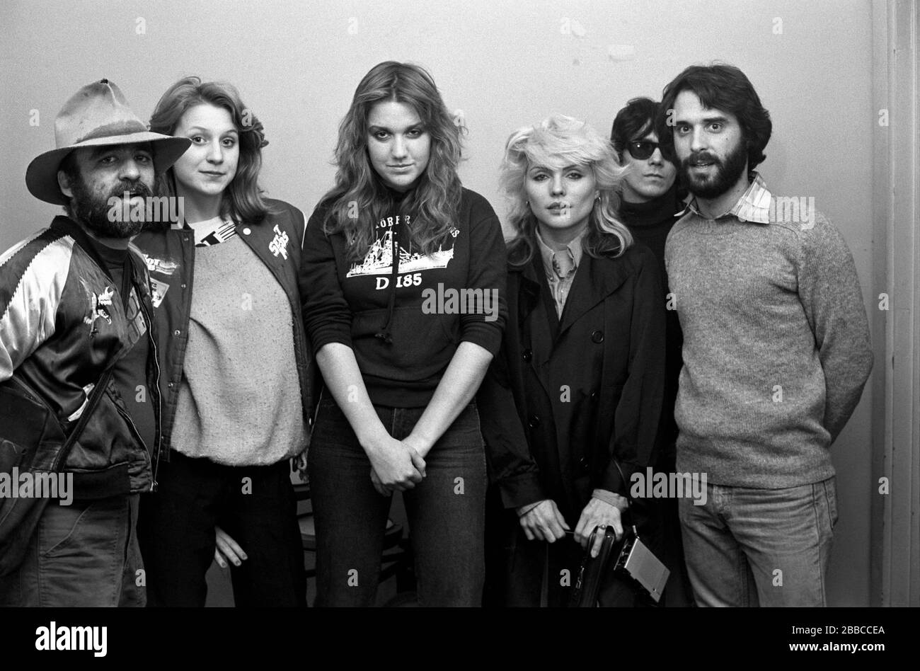 Debbie Harry of Blondie backstage at the Tower Theatre for a gig by The Runaways, The Ramones & The Jam. March 18, 1978. Credit: Scott Weiner / MediaPunch Stock Photo